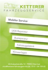 Ketterer Fahrzeugservice - Mobiler Service für Nutzfahrzeuge